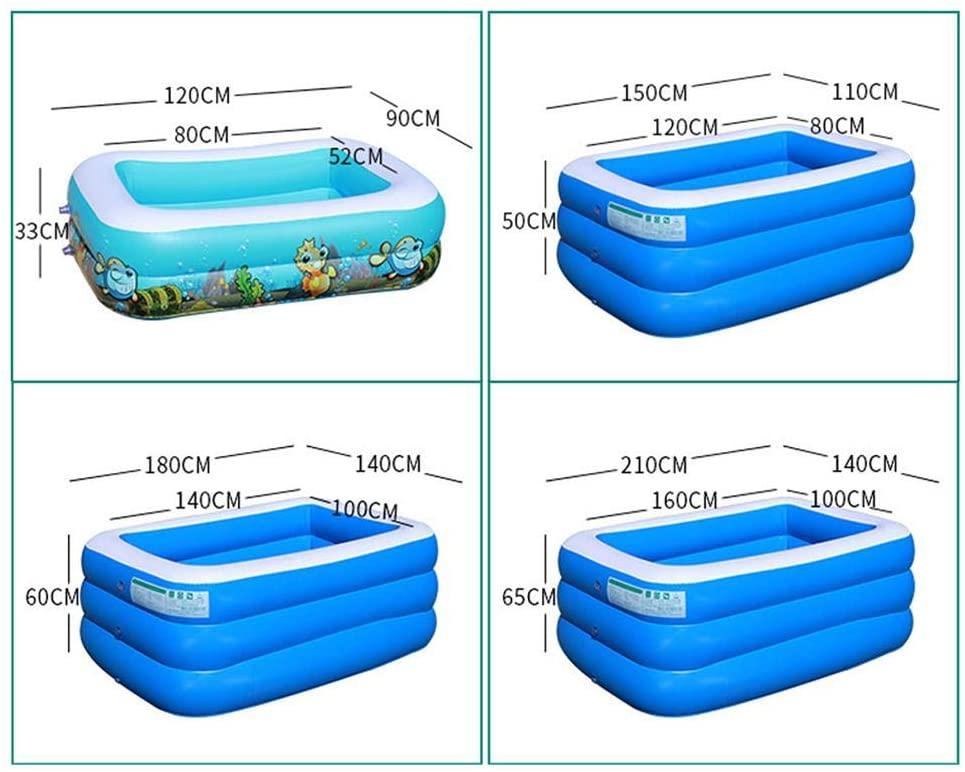 settencas Inflatable Swimming Pool Summer Outdoor Children's Paddling Pool Thick Inflatable Swimming Pool