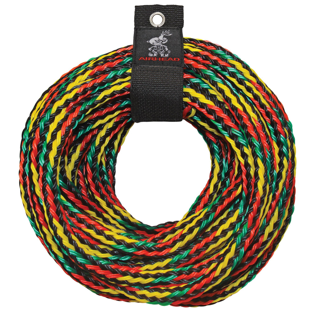 AIRHEAD Viper 3 Triple Rider Cockpit Inflatable Towable Tube &amp; 60' Tow Rope