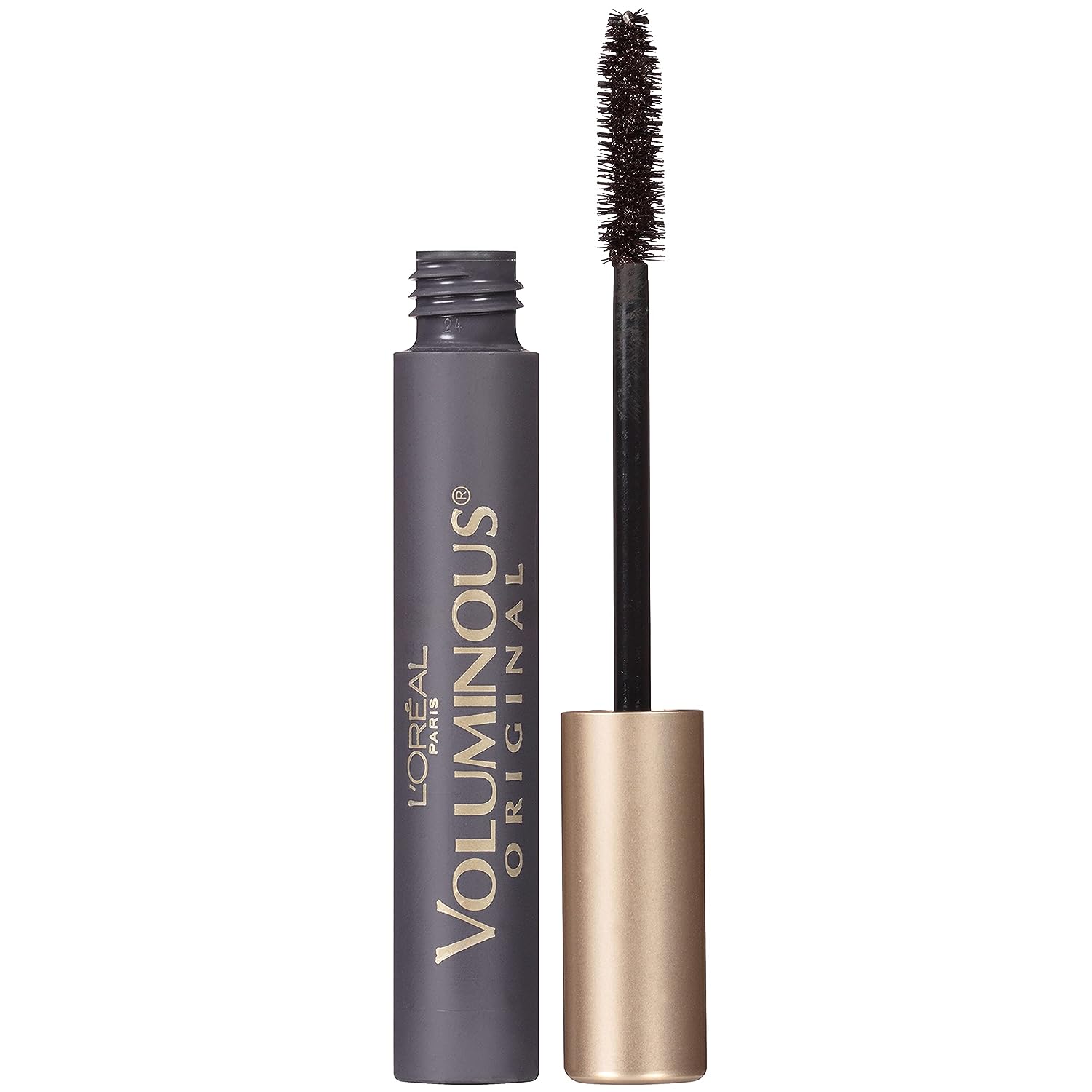 L’Oréal Paris Voluminous Original Volume Building Mascara and Infallible Eyeliner, Builds eye lashes up to 5X natural thickness, Smudge Free, Clump Free, Black, 1 kit