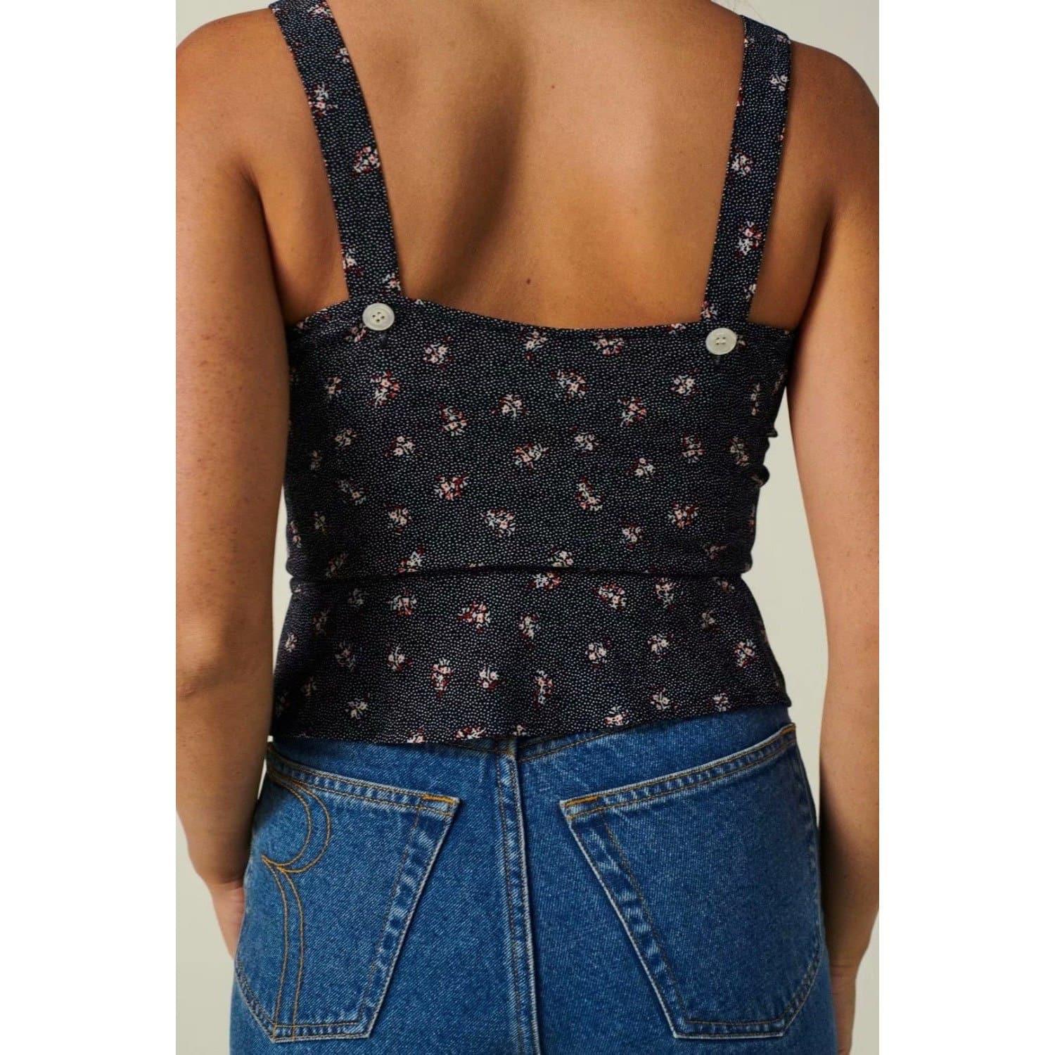 floral crop top