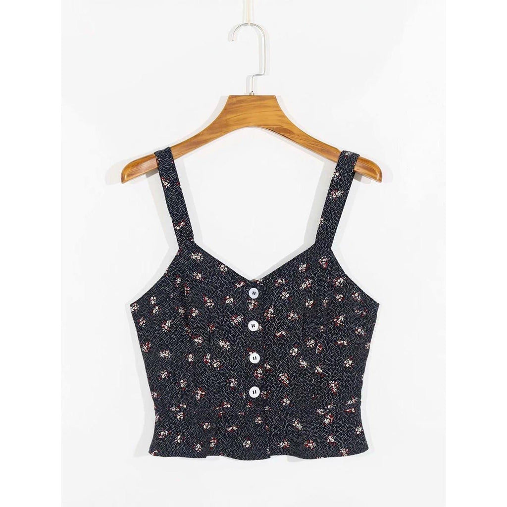 floral crop top