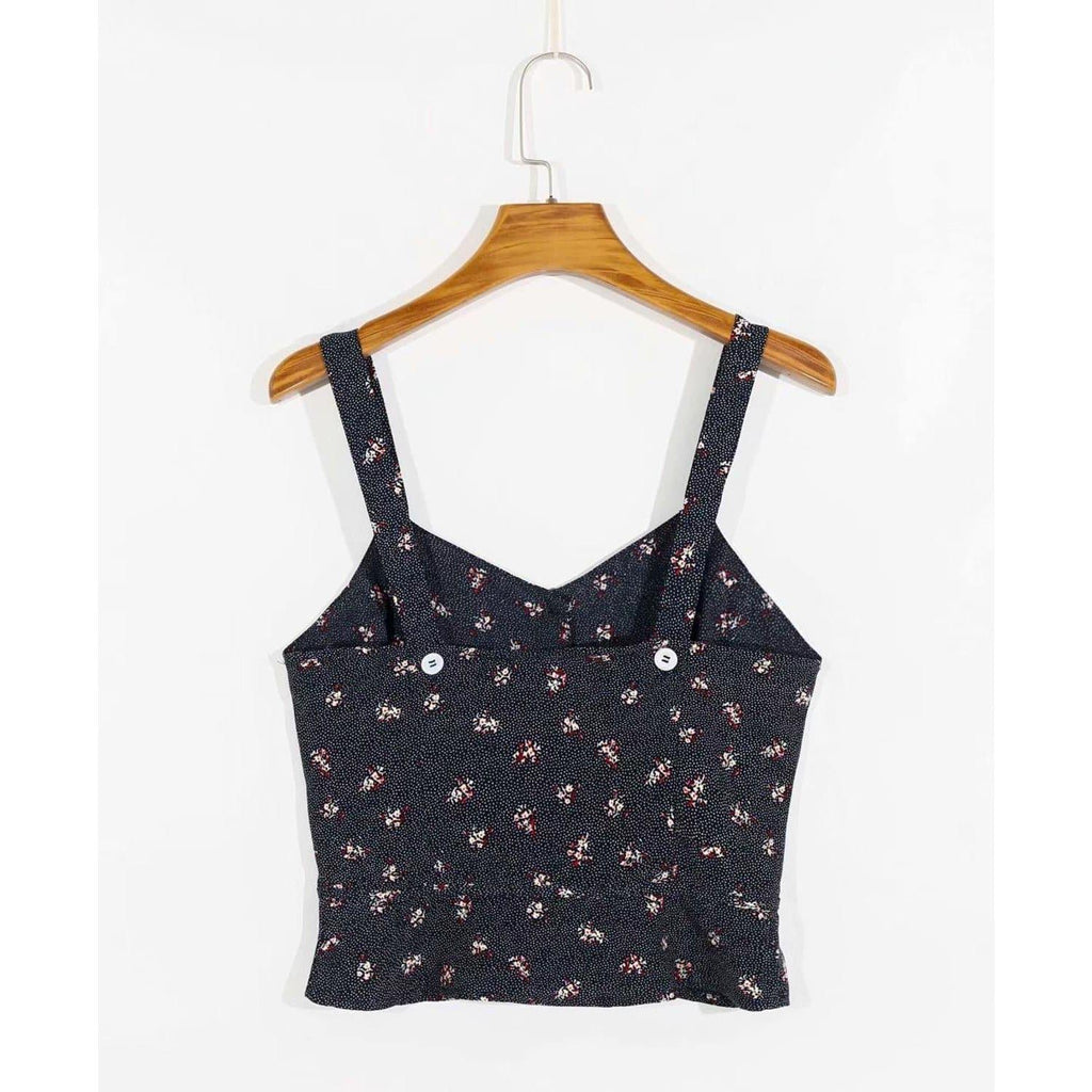 floral crop top