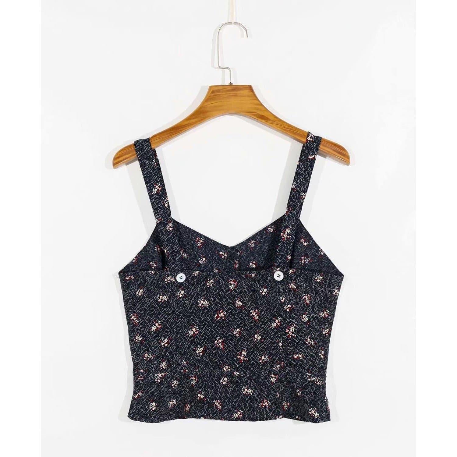 floral crop top