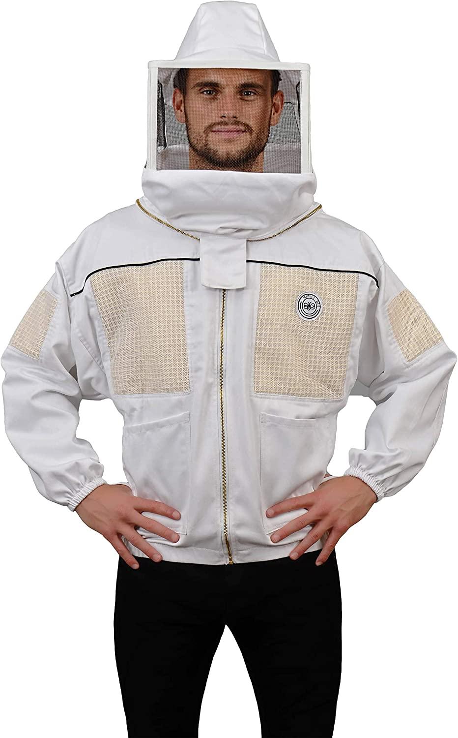 Humble Bee 332 Ventilated Beekeeping Jacket with Square Veil
