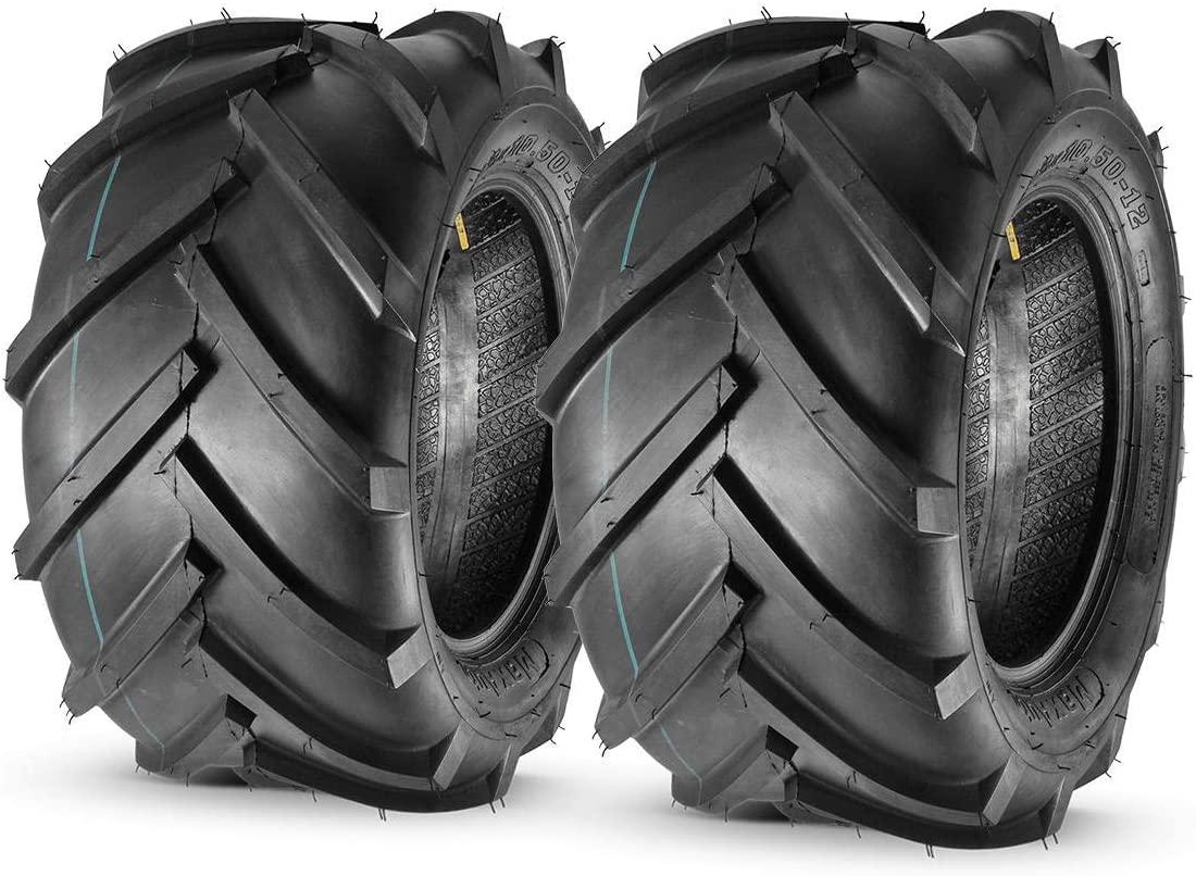 MaxAuto 2PCS 23x10.50-12 AG Tires for Garden Tractor Lawn Riding 6ply Rated