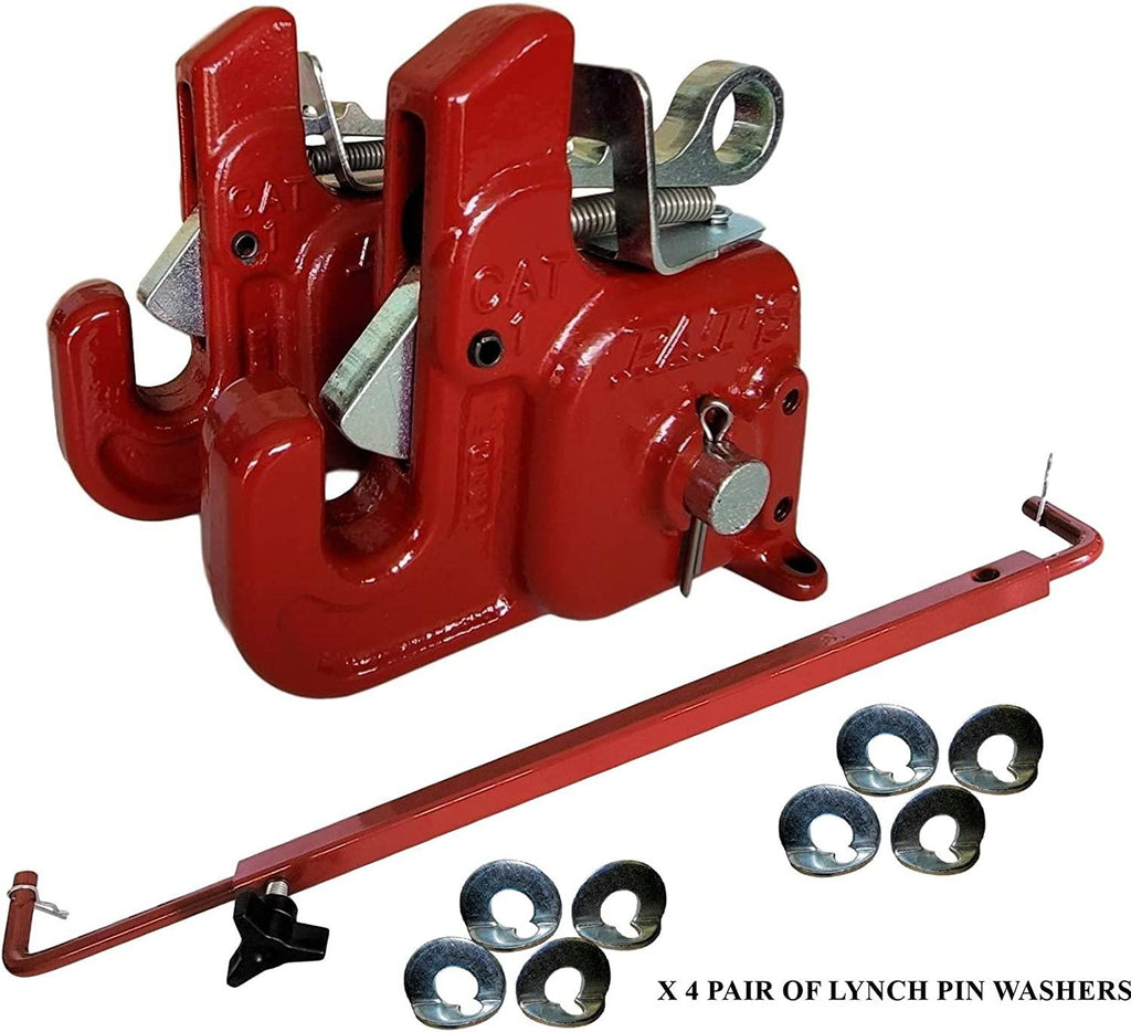 Pat's Easy Chanwith Stabilizer Bar - Best  Hitch System On The Market – Flexible, Durable and Affordable (RED CAT #1)