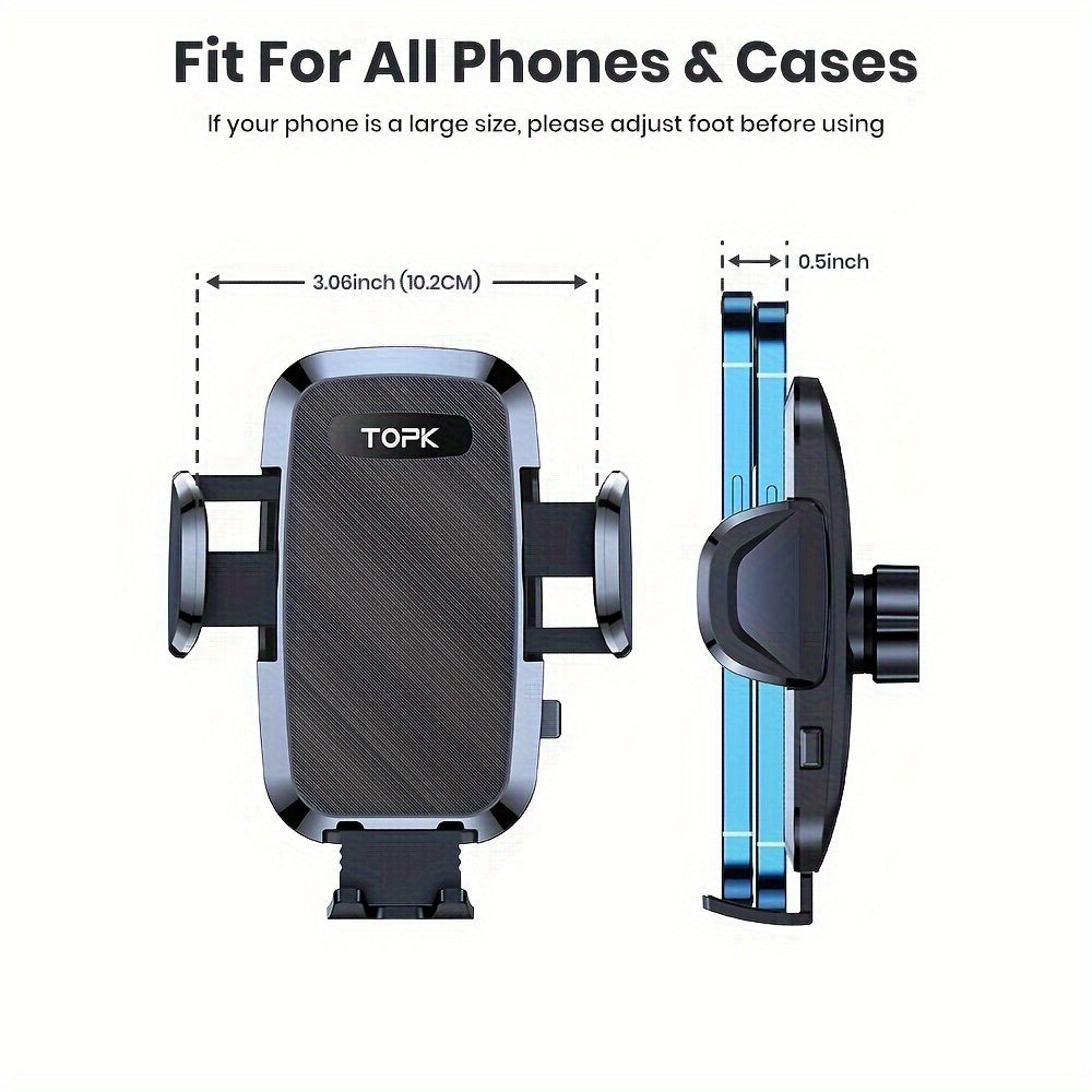 Car Phone Holder Mount , Upgraded HandsStand, Phone Holder For Car Dashboard, Compatible With  Samsung Android