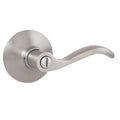 Naples Satin Nickel Bed/Bath Privacy Door Lever