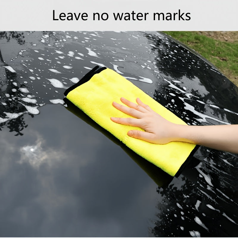 3/5/10 Pcs Extra Soft Car Wash Microfiber Towel Car Cleaning Drying Cloth Home Kitchen Rag Dishwashing Towel 30*30cm(11.8*11.8 Inch),Brighter Colors