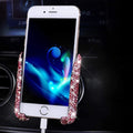 Glitter Car Phone Holder: 360° Adjustable Auto Car Stand For Women &amp; Girls - Perfect Gift For Your Loved One!