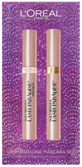 L’Oreal Paris Voluminous Lash Paradise Mascara &amp; Lash Primer Holiday Set, Blackest Black and Millennial Pink, 1 kit