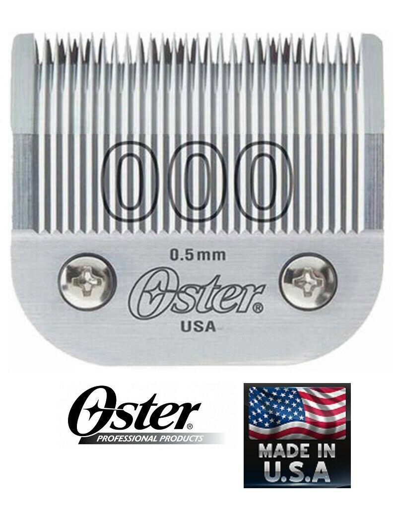OSTER 76 Classic Hair Stylist Barber CLIPPER KIT #000,#1 Detachable Blade SET