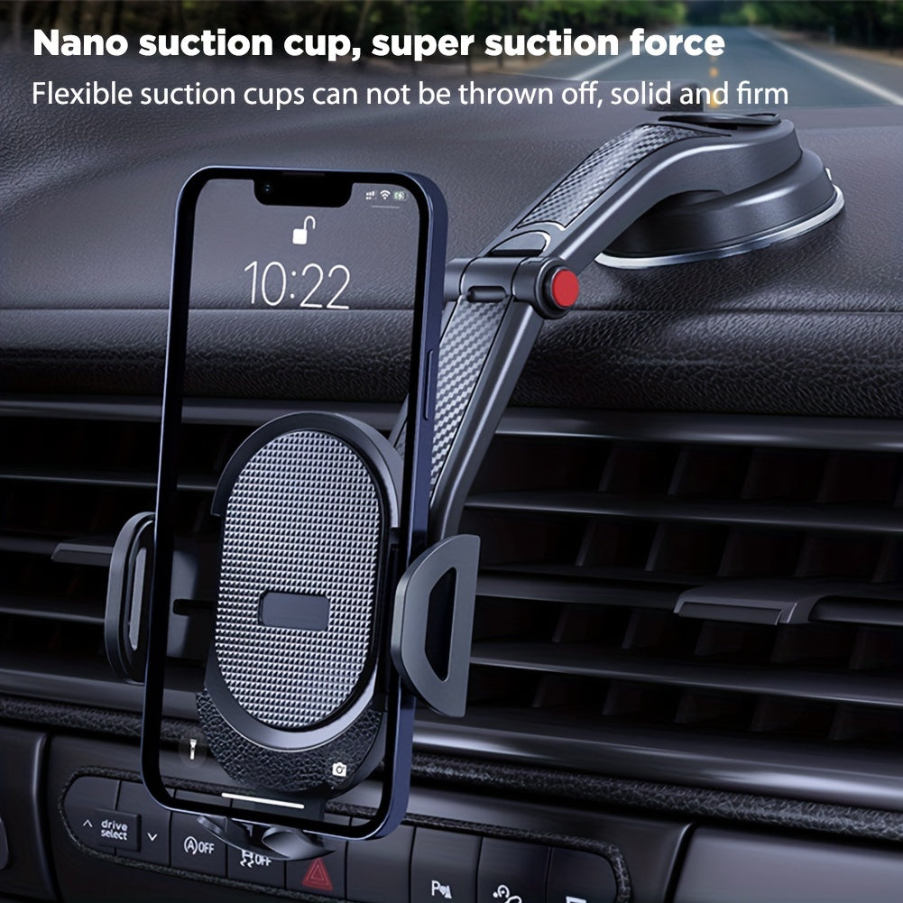 Universal Car Phone Holder Stand, Gravity Dashboard  Mount For  13/12/11 &amp; 4.5-6.7 Smartphones!
