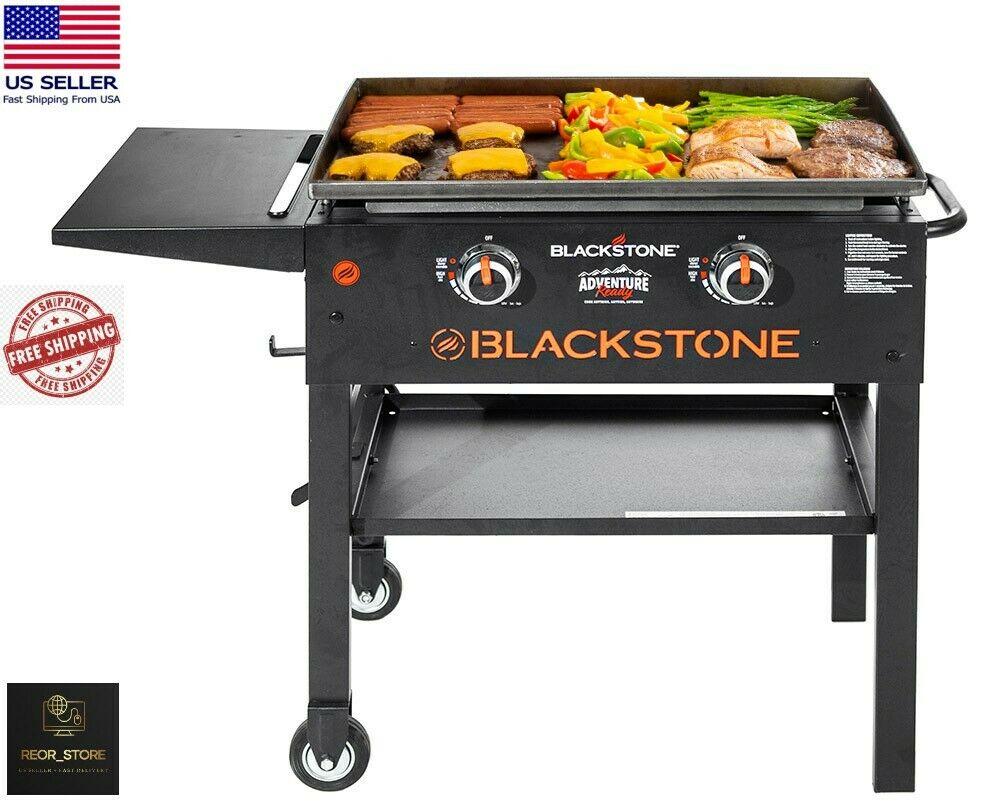 Griddle Portable Gas Grill 28 Inch 2 Burner BBQ CooOutdoor