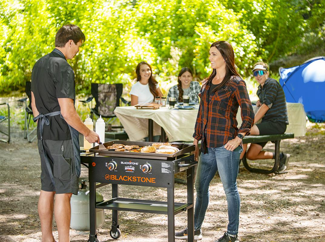 Griddle Portable Gas Grill 28 Inch 2 Burner BBQ CooOutdoor