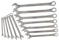 S K Hand Tools SKT86118 SuperKrome Fractional Long Pattern Combination Wrench Set - 13 Pieces