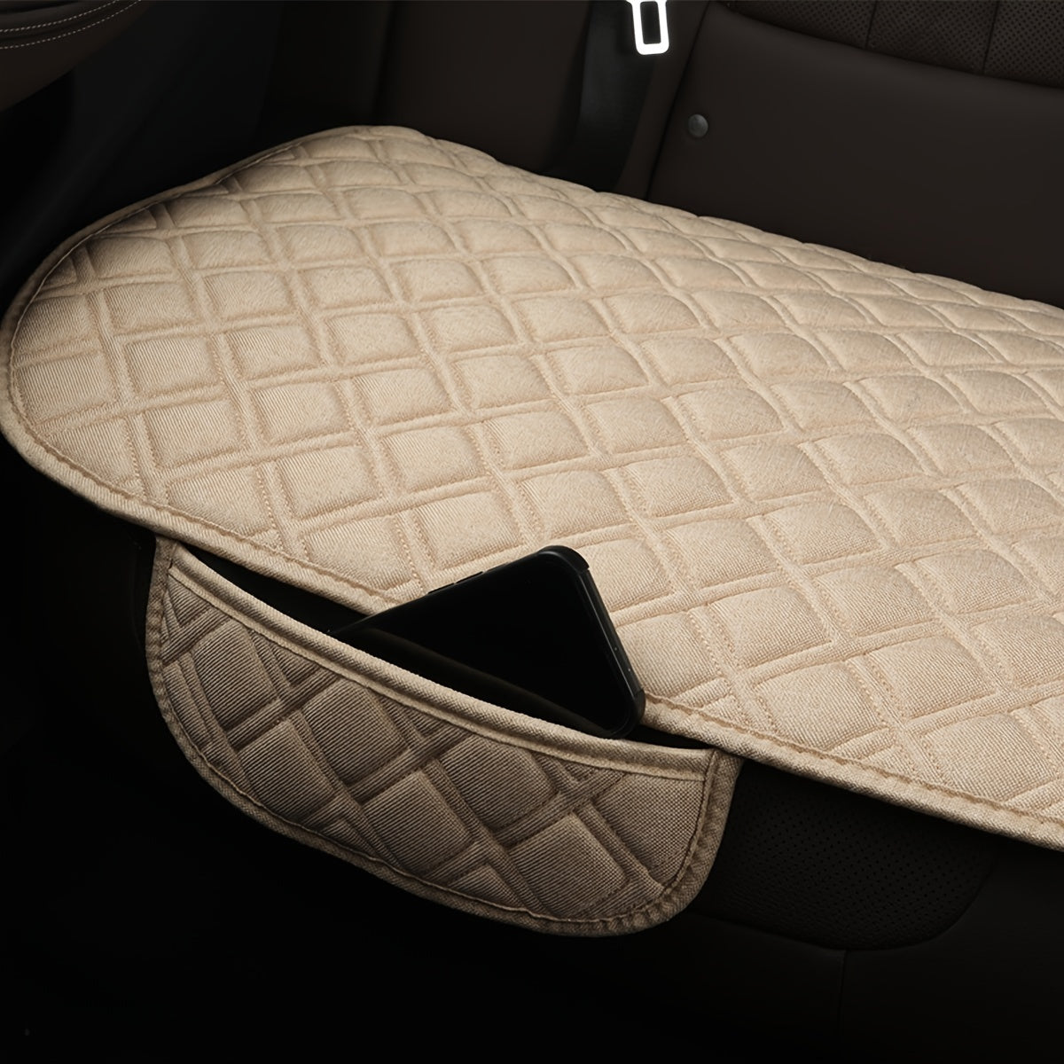 1pc Seat Cover For Car, Car Front Or Rear Seat Protector, Universal Seat Cushion For Most Car, Vehicles, SUVs And More, Soft Comfort, Car Accessories