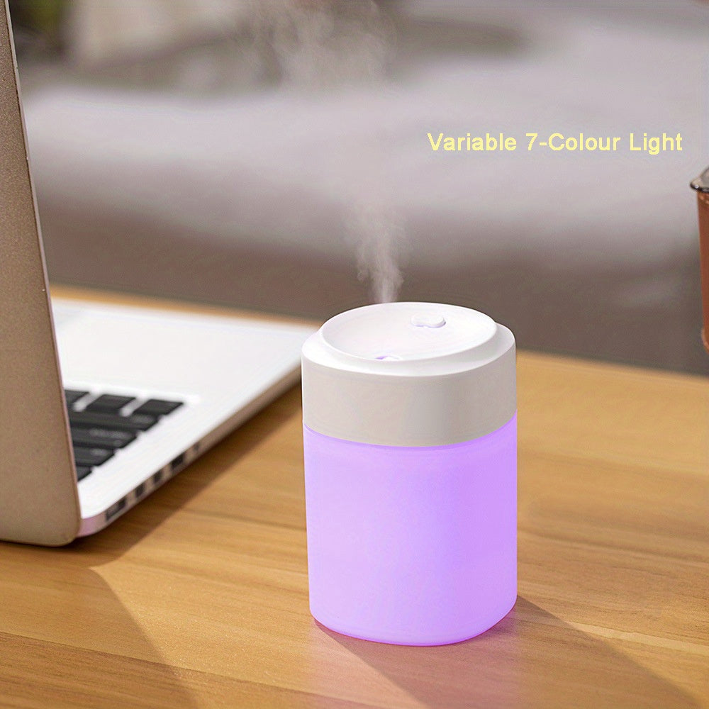 Portable Humidifiers 10.14oz,USB Desktop Humidifier, Cool Mist Quiet Aroma Diffuser, For Car, Office, Bedroom, Auto Shut Off, 2 Mist Modes Christmas Gift