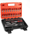 Singlin58 Tool Hand Tools 46Pcs 1/4 Inch Wrench Repair Tools Metric Socket Wrench Screw Kit Bike