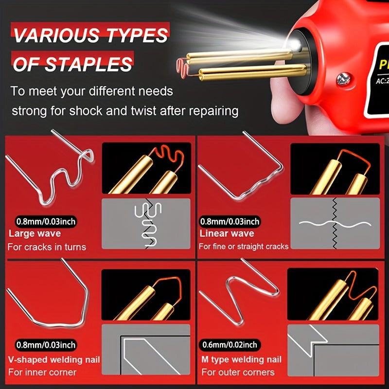 100W Plastic Welding Machine: The Perfect Tool for Car Bumper Repairs and PVC Soldering!