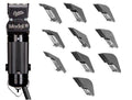 Oster Model 10 Pro Hair Clipper Salon Barber Clipping+#1 Blade+Comb Guides