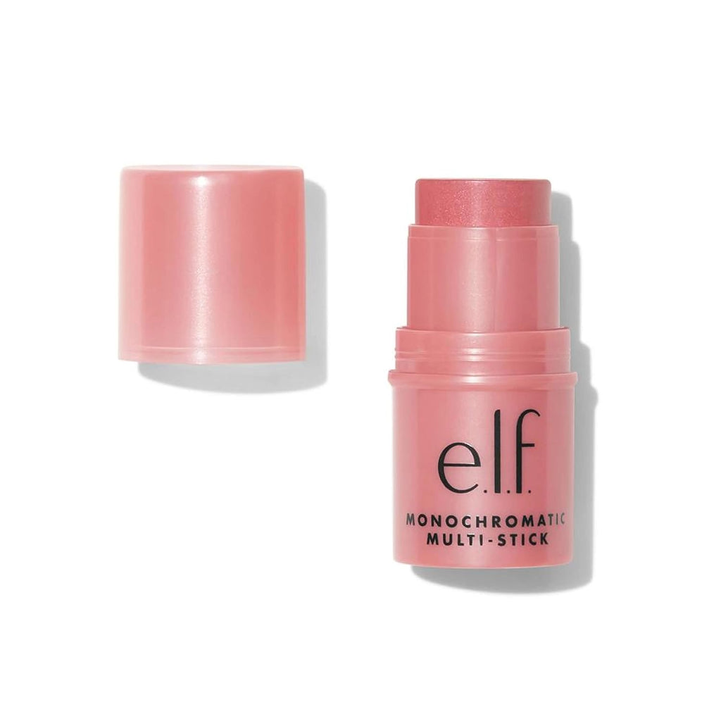 e.l.f. Monochromatic Multi Stick, Luxuriously Creamy &amp; Blendable Color, For Eyes, Lips &amp; Cheeks, Dazzling Peony, 0.17 oz (5 g)