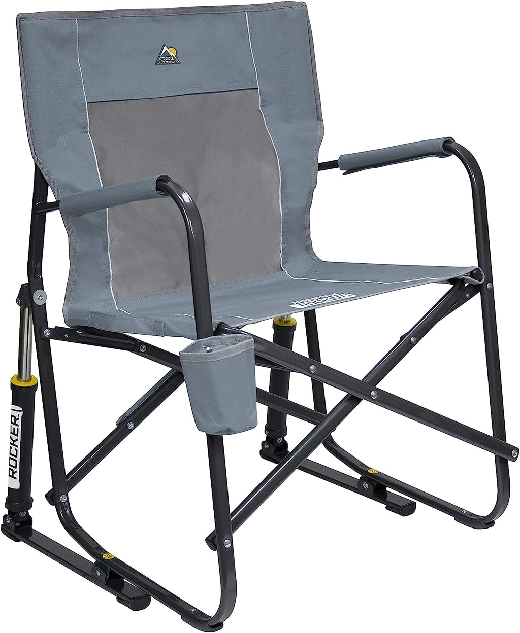 GCI Outdoor Freestyle Rocker Portable Rocking Chair &amp; Outdoor Camping Chair, Mercury