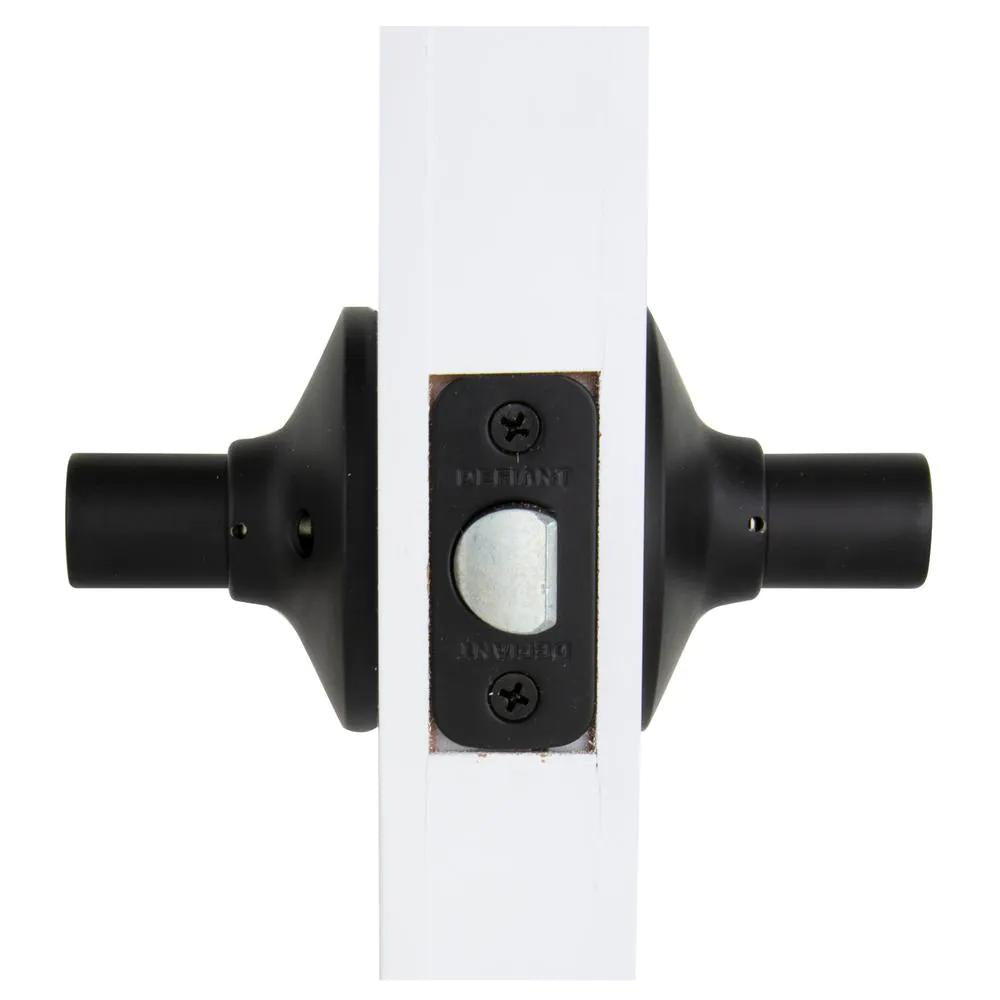 Freedom Matte Black Hall and Closet Door Lever (4-Pack)