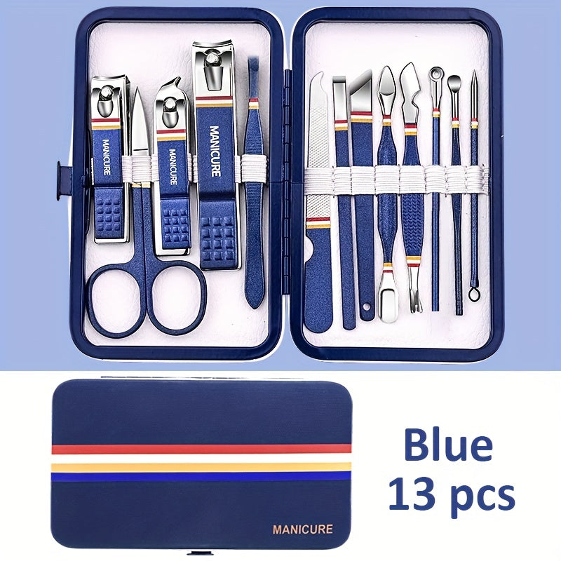Manicure Set,  Steel Toe Finger Nail Clipper Nail Files Nail Cutter, Personal Care Tools, For Men Women