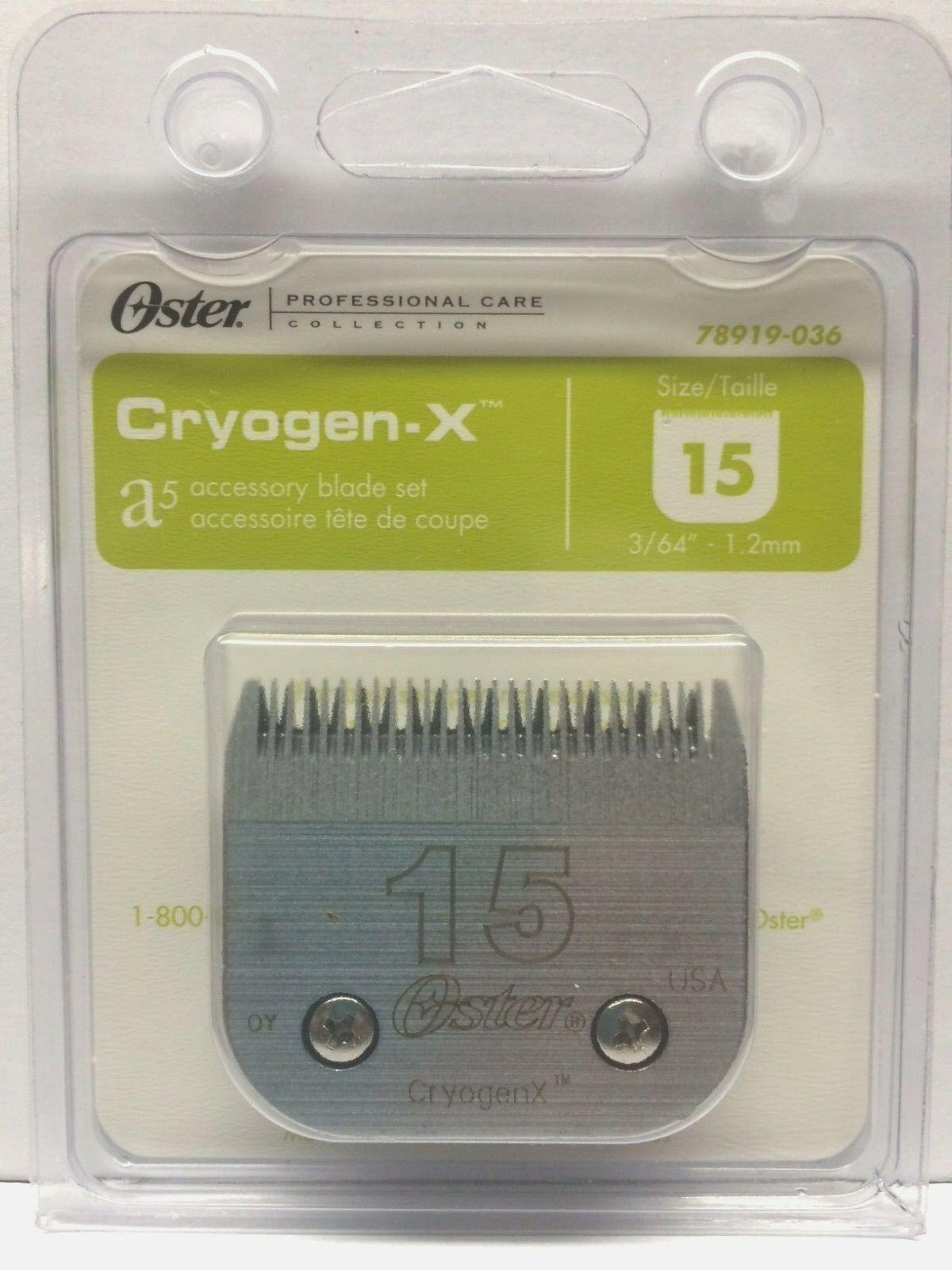 Oster A-5 #15 Cryogen-X Clipper Blade #78919-036