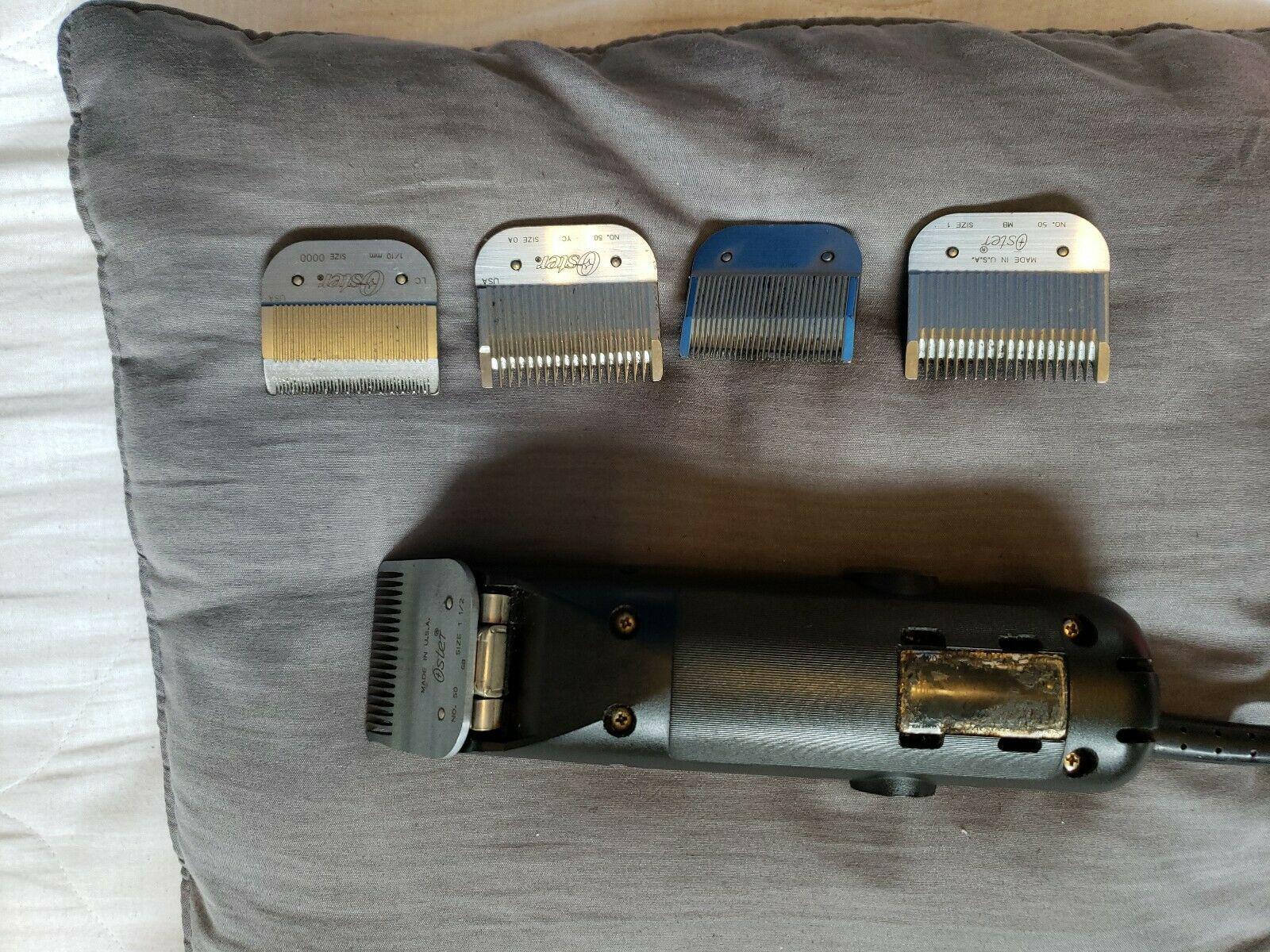 Professional Hair Clippers Trimmers Oster Classic with 5 blades.