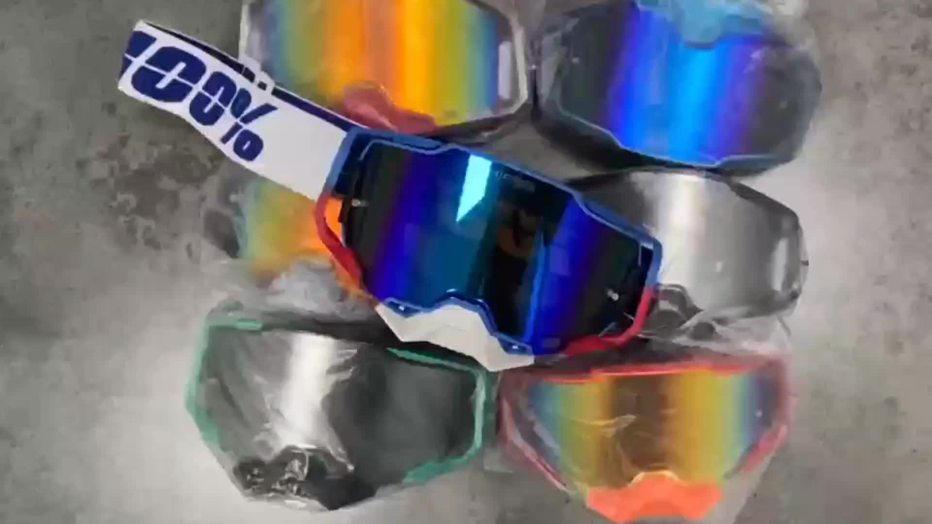 Motocross Goggles Motorcycle Sunglasses Ski Sport Dirt Bike MX MTB Downhill Cycling Glasses Anti-Fog HD Lens