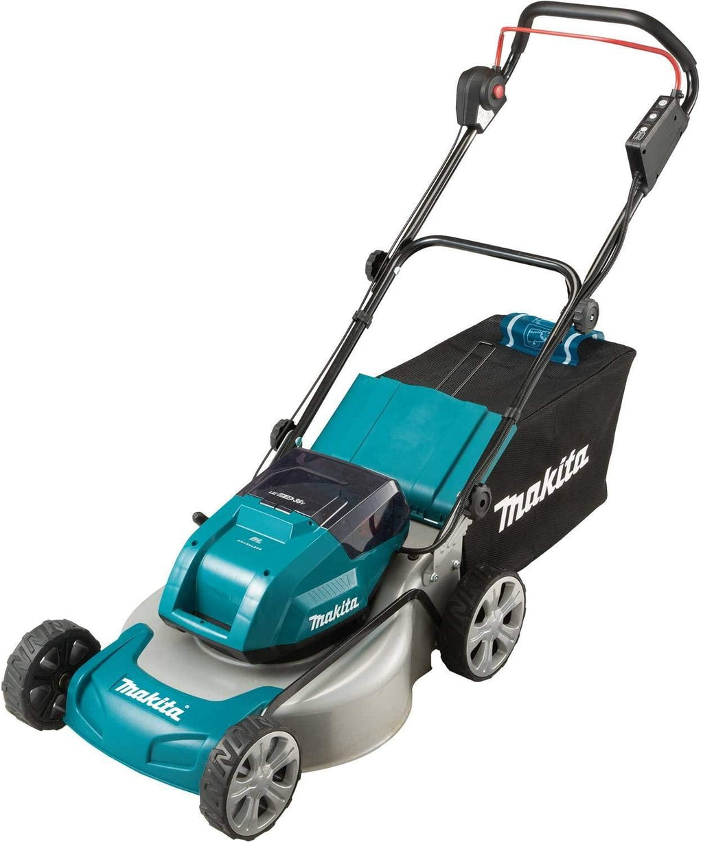 Makita XML03CM1 36V (18V X2) LXT® Brushless 18" Lawn Mower Kit with 4 Batteries