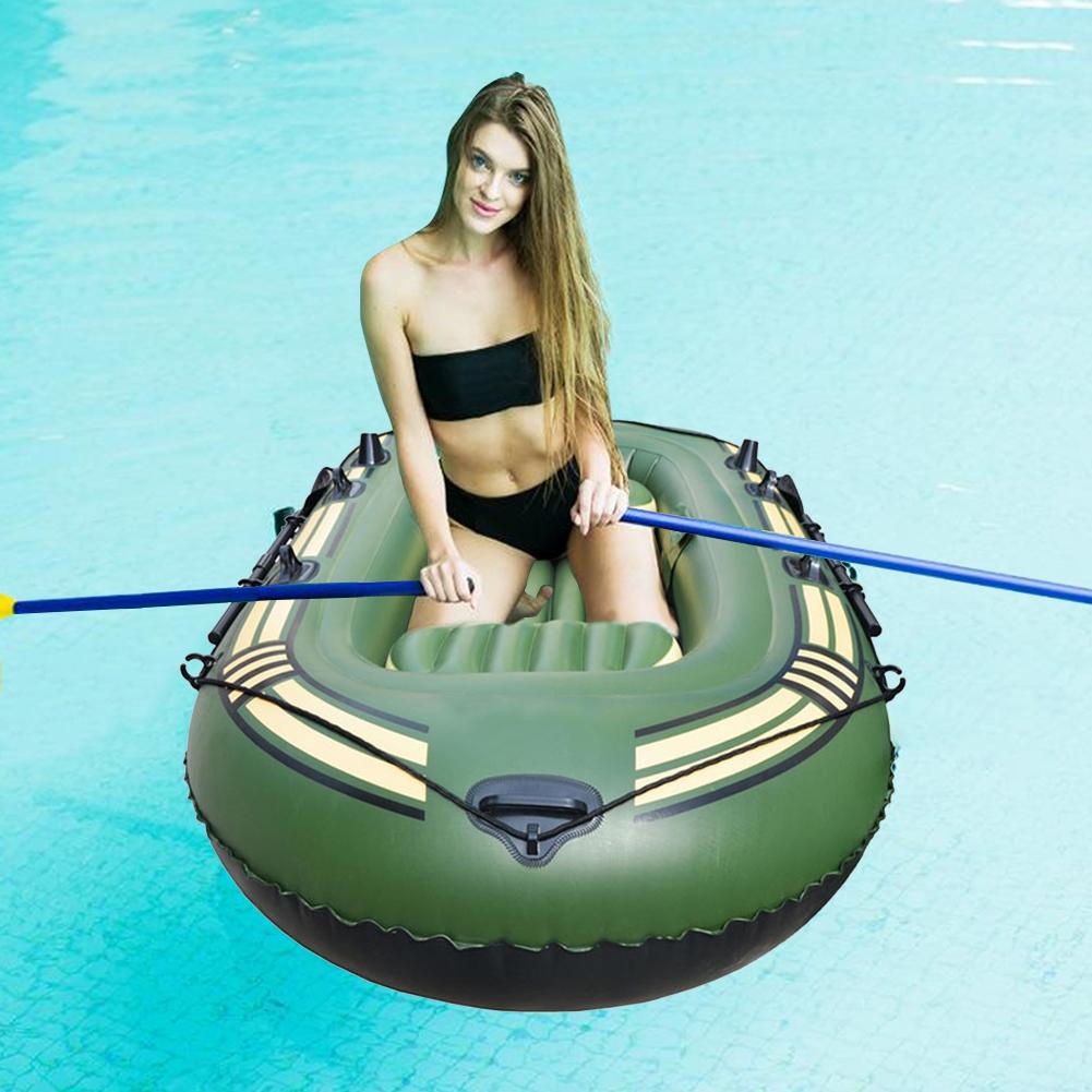 Famure Inflatable Boat Set|Inflatable Boat Rubber Kayak Canoe Fishing for Adults