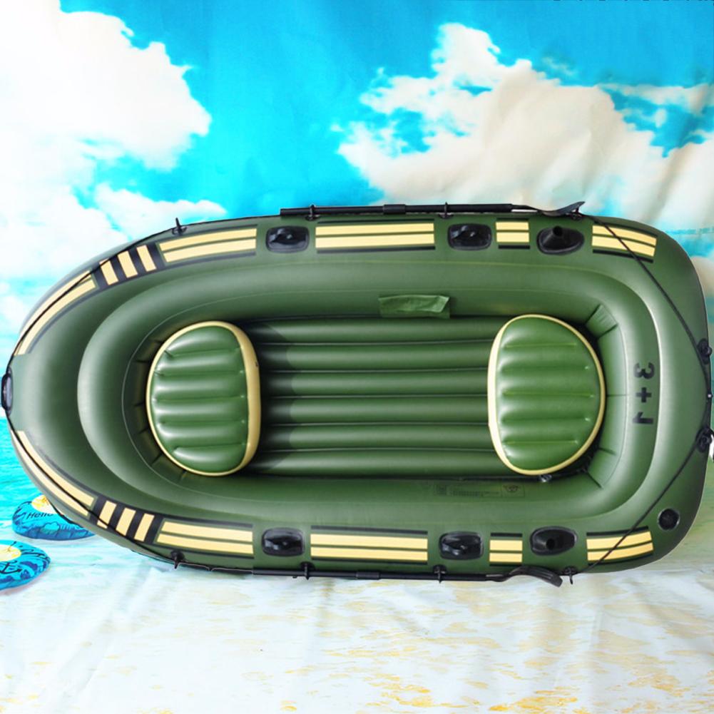 Famure Inflatable Boat Set|Inflatable Boat Rubber Kayak Canoe Fishing for Adults