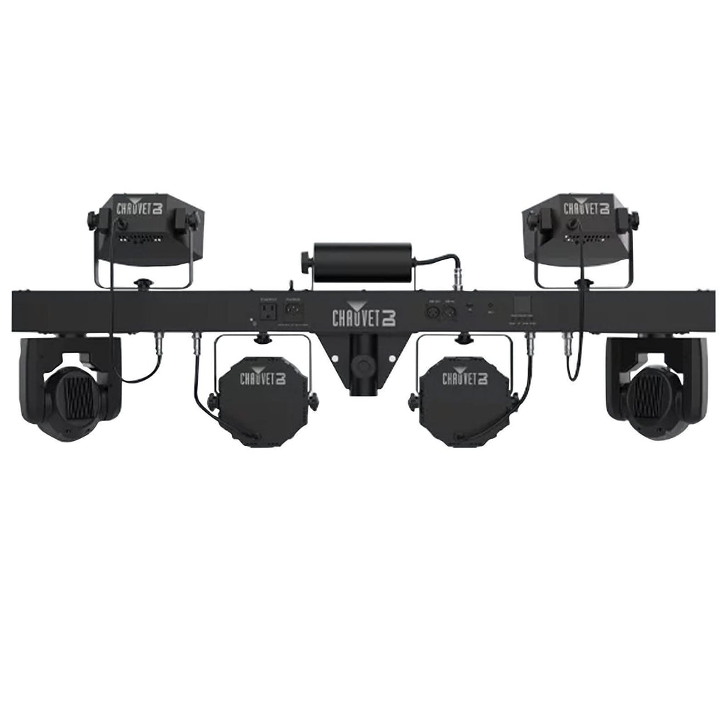 2x Chauvet DJ GigBar Move 5-in-1 Ultimate Effect Light Systems with DMX Controller & Fog Machine Package