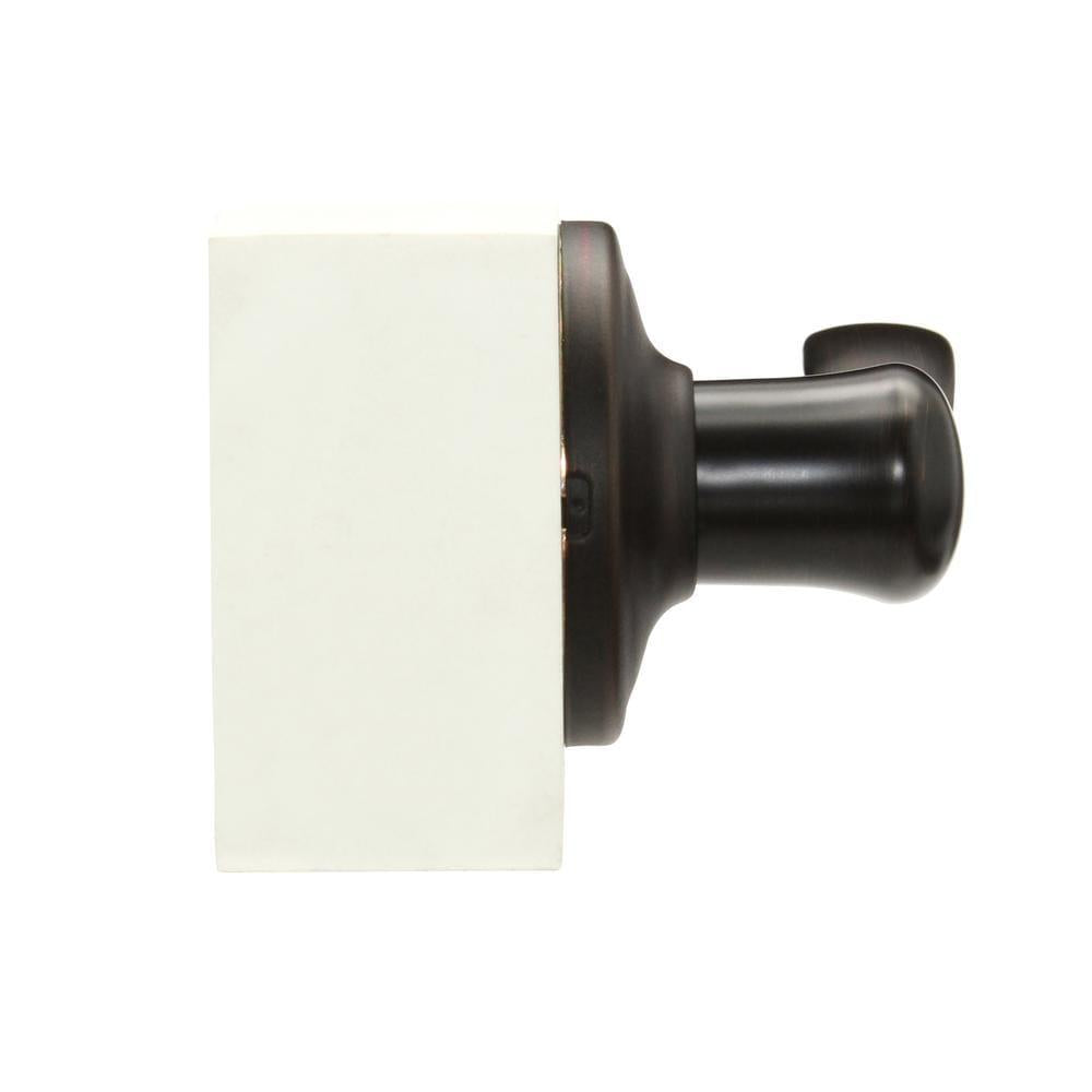Tustin Venetian Bronze Right-Handed Half-Dummy Door Lever with Microban Antimicrobial Technology