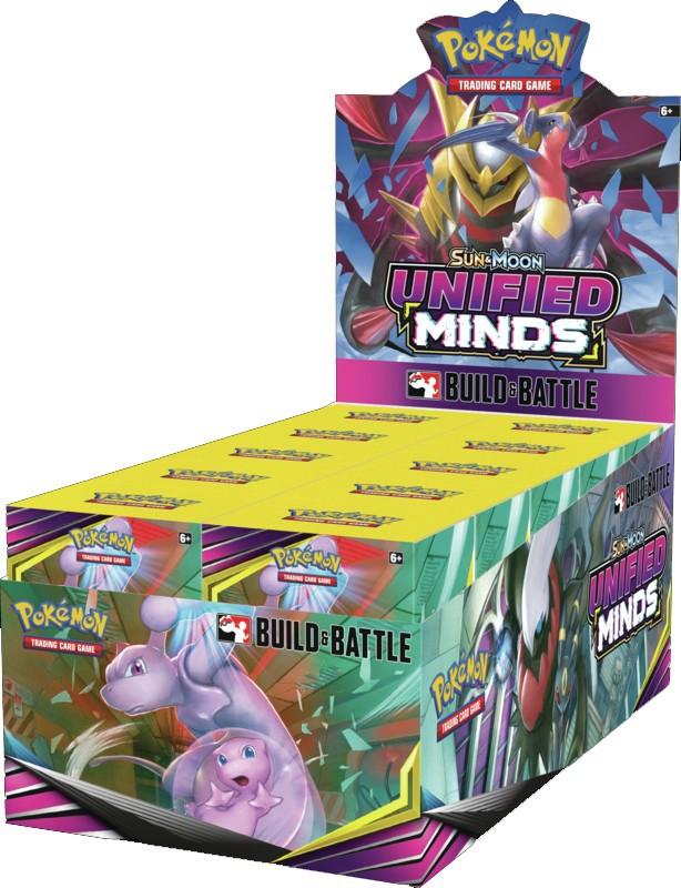Pokemon Sun &amp; Moon Unified Minds Build &amp; Battle Box Display [10 Boxes]