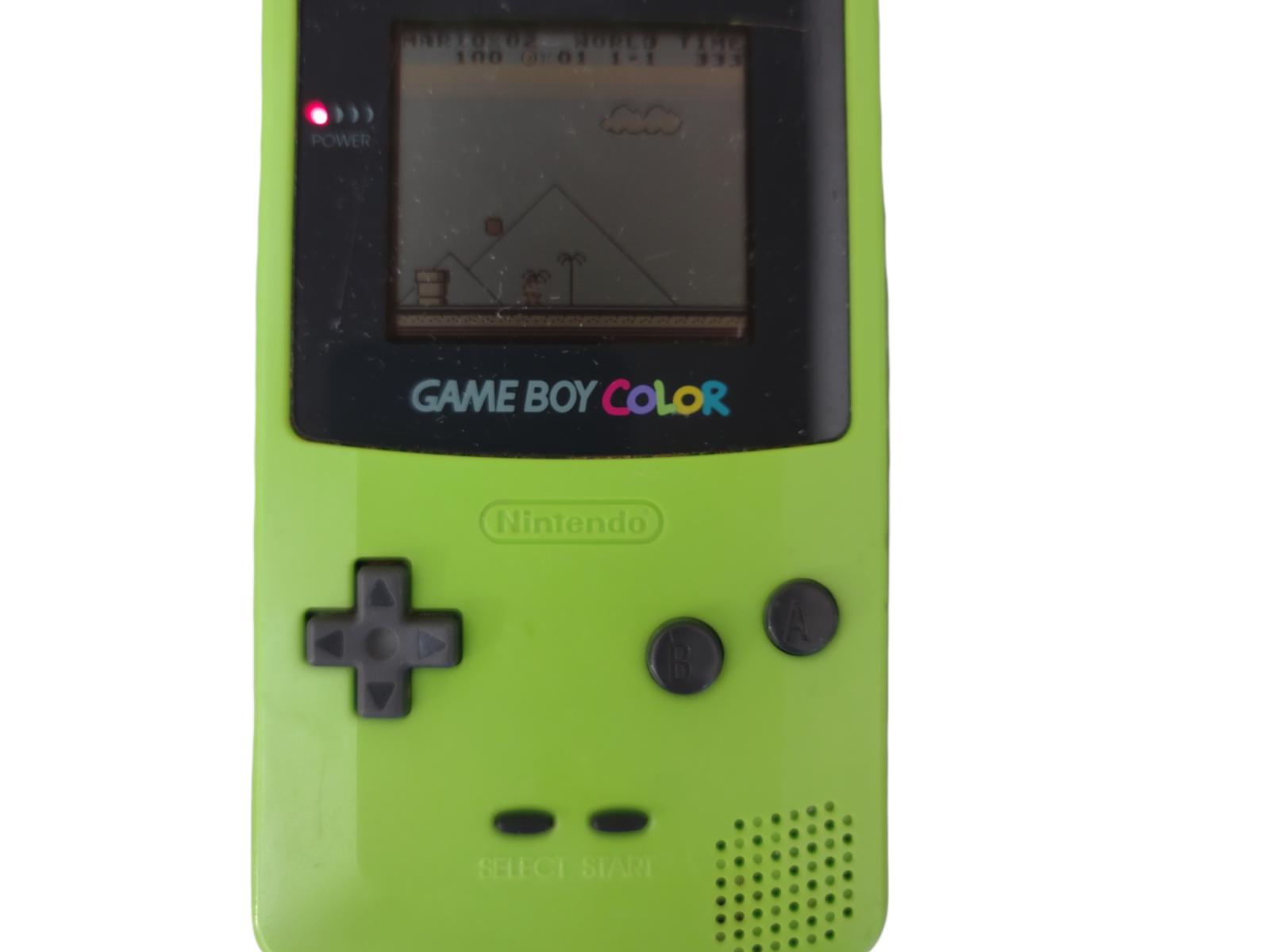 Game Boy Color - Green Great Condition With SuperMarioLand + 2 Games!!