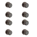 Juno Venetian Bronze PassaHall/Closet Door Knob (8-Pack)