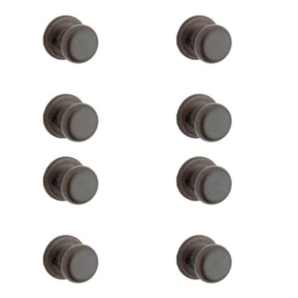Juno Venetian Bronze PassaHall/Closet Door Knob (8-Pack)
