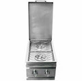Double Side Burner, Slide-In - Propane