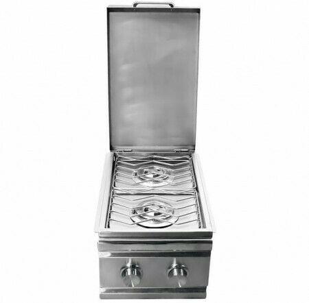 Double Side Burner, Slide-In - Propane