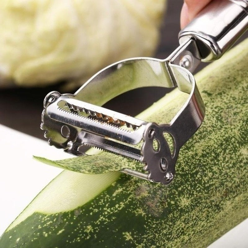 1pc  Steel Potato Cucumber Carrot Grater  Kitchen Items  Kitchen Gadgets And Accessories Fruit Peeler Peeler
