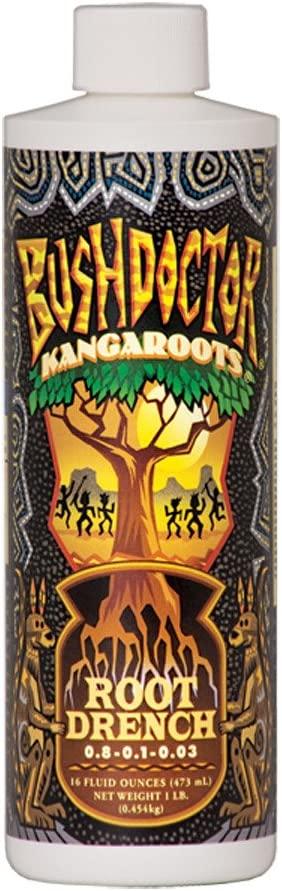 FoxFarm BushDoctor Liquid Nutrient Formula: Kangaroots, Microbe Brew, Sledgehammer, Flowers Kiss, Bembe, Boomerang (Pack of 6-16 oz Bottles) 1 Pint Each + Twin Canaries Chart & Pipette