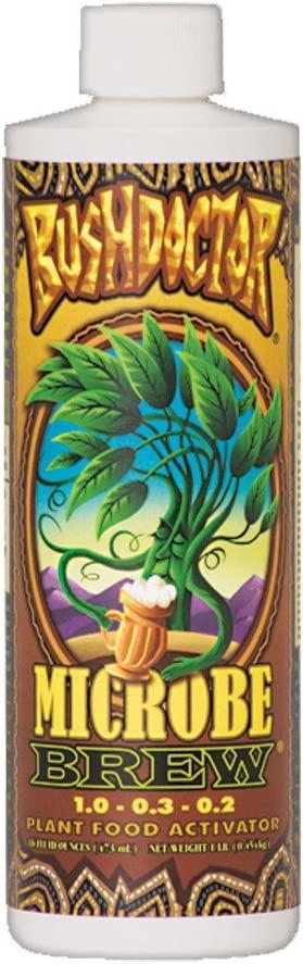 FoxFarm BushDoctor Liquid Nutrient Formula: Kangaroots, Microbe Brew, Sledgehammer, Flowers Kiss, Bembe, Boomerang (Pack of 6-16 oz Bottles) 1 Pint Each + Twin Canaries Chart & Pipette