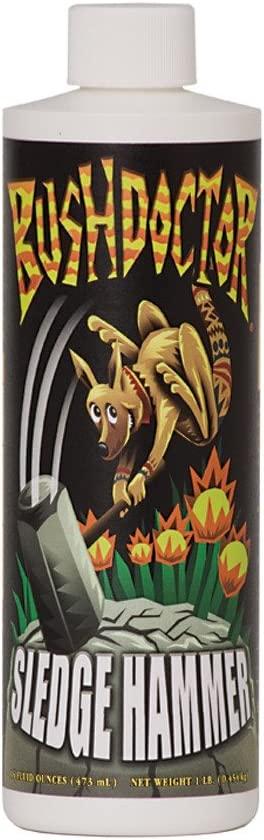 FoxFarm BushDoctor Liquid Nutrient Formula: Kangaroots, Microbe Brew, Sledgehammer, Flowers Kiss, Bembe, Boomerang (Pack of 6-16 oz Bottles) 1 Pint Each + Twin Canaries Chart & Pipette