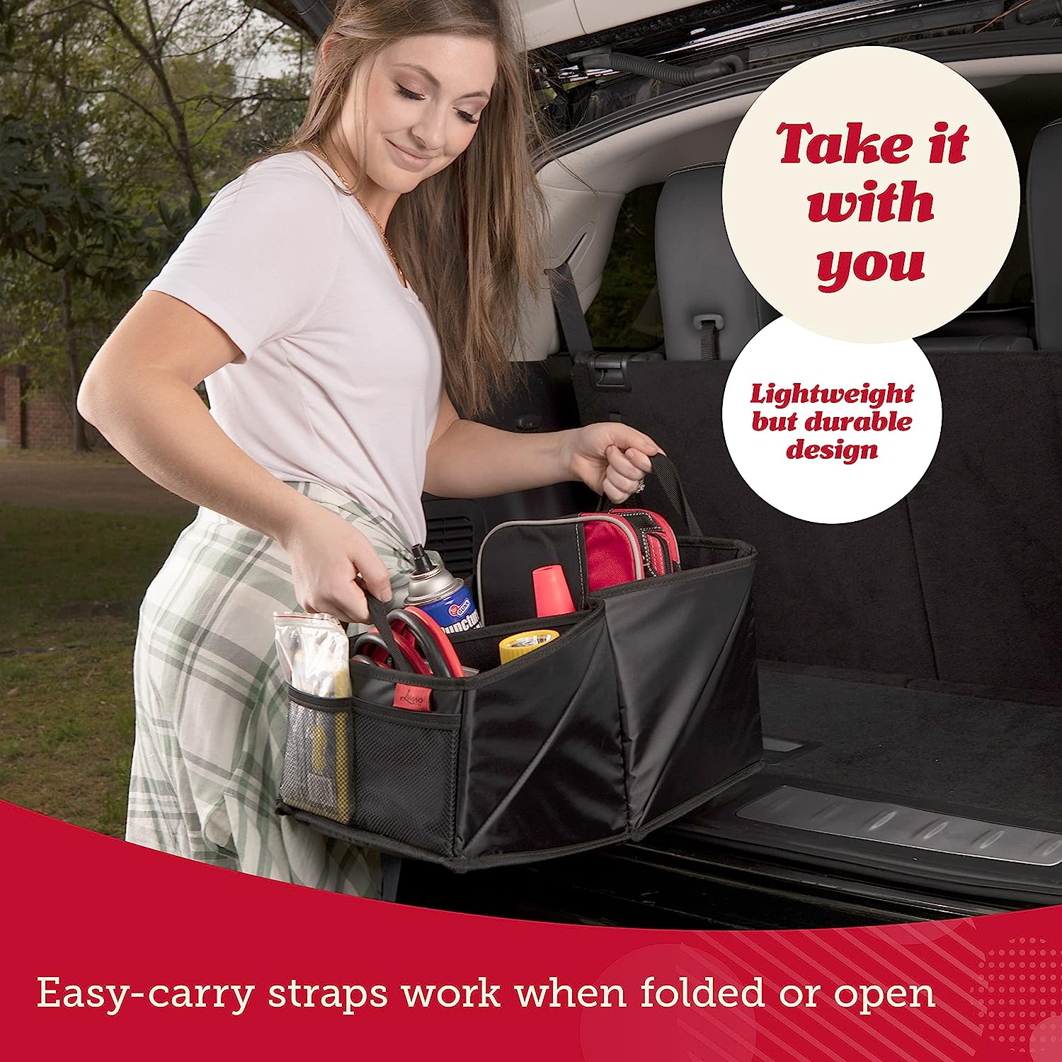 Lusso Gear Car Seat Organizer for Front or Backseat - Great for Adults &amp; Kids, Features 9 Storage Compartments for Toys, Magazines, Tissues, Maps, Books, Documents, Games &amp; More (Floral)