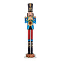 8 ft Trumpeting Nutcracker Holiday Yard Decoration