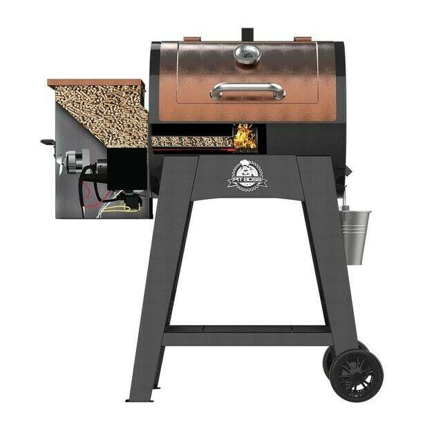 Lexington 540 sq. in. Pellet Grill w/ Flame Broiler and Meat Probe